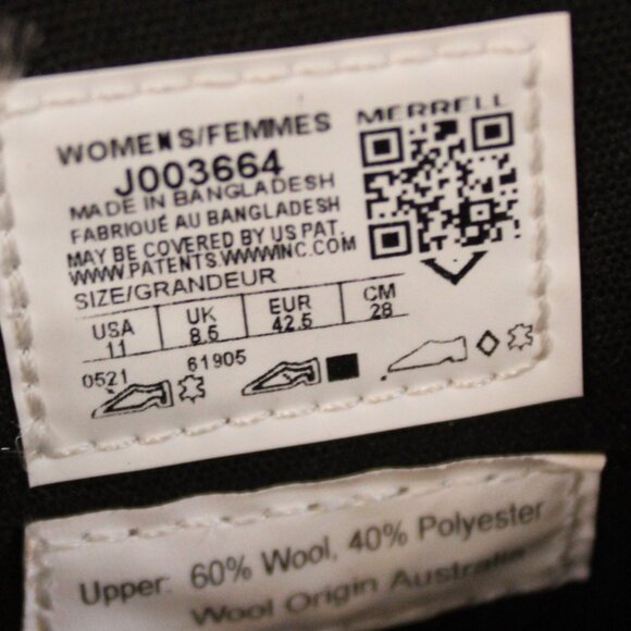 Merrell Shiloh II Burgundy Leather Ankle Boots Women’s NWOB Size 11 - Picture 9 of 15